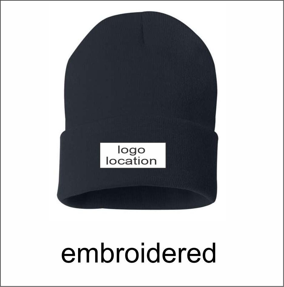 City of Woodstock 12" Solid Cuffed Beanie - Image 4