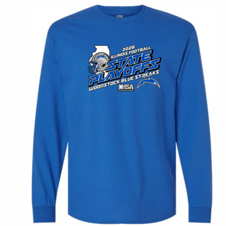 Woodstock Blue Streak Playoffs  Unisex Heavy Cotton Long Sleeve T-Shirt