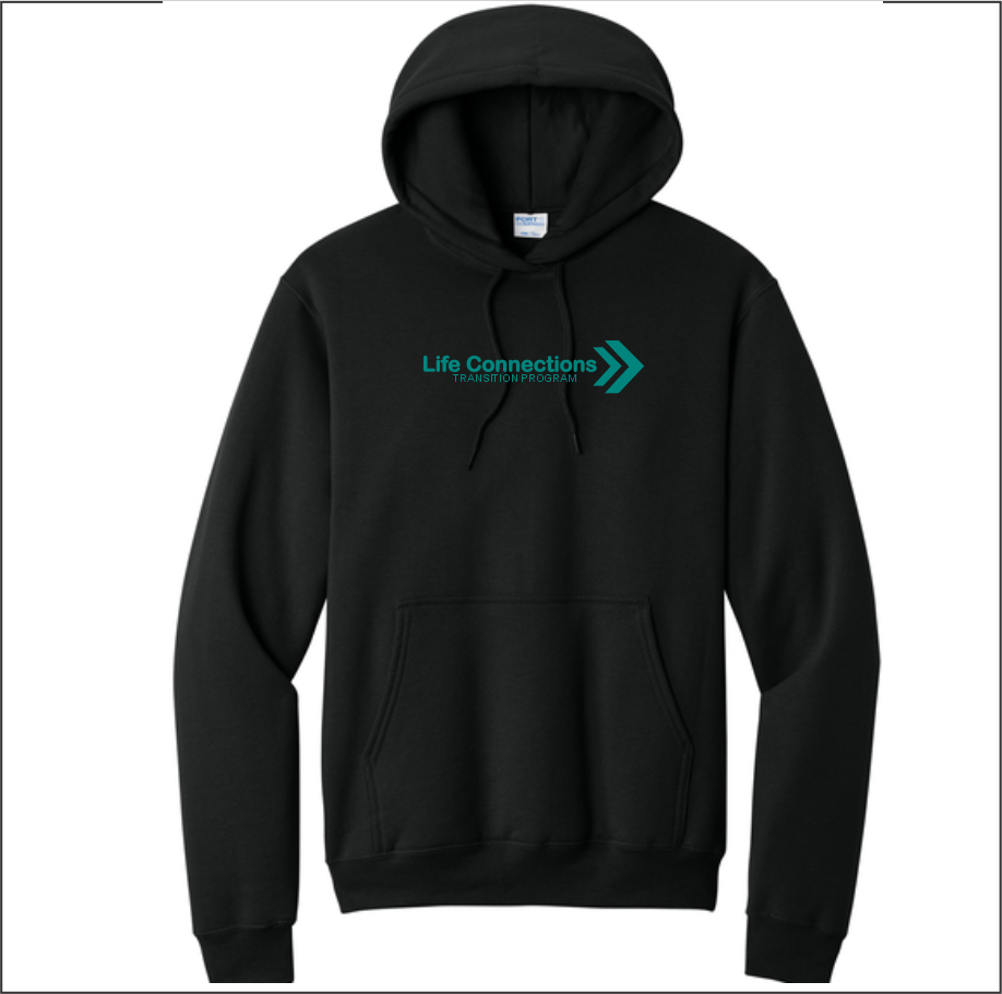 Life Connections Core Fleece Pullover Hooded Sweatshirt - Image 3
