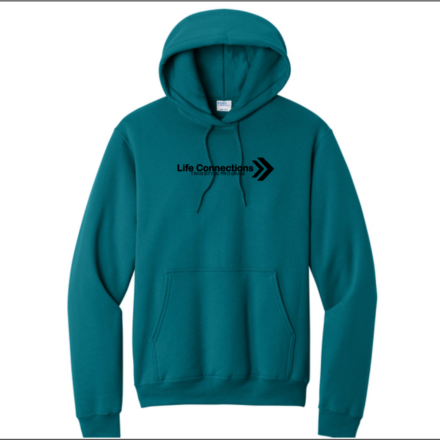 Life Connections  Core Fleece Pullover Hooded Sweatshirt