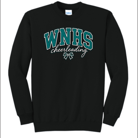 WNHS Cheer Core Fleece Crewneck Sweatshirt