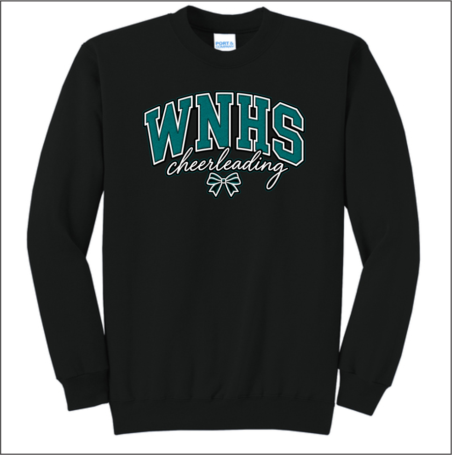 WNHS Cheer Core Fleece Crewneck Sweatshirt
