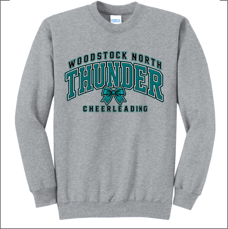 WNHS Cheer Core Fleece Crewneck Sweatshirt - Image 2