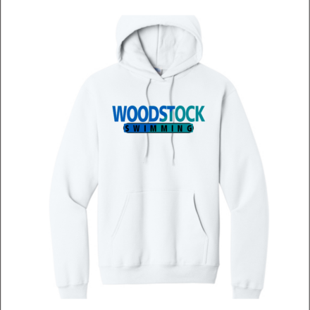 Woodstock Boys Swimming  Core Fleece Pullover Hooded Sweatshirt