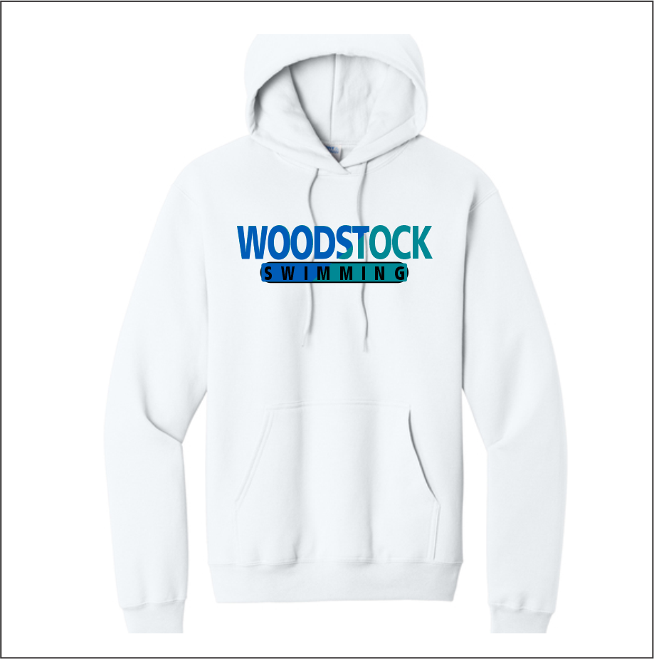 Woodstock Boys Swimming Core Fleece Pullover Hooded Sweatshirt