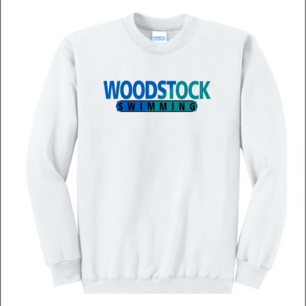 Woodstock Boys Swimming Core Fleece Crewneck Sweatshirt